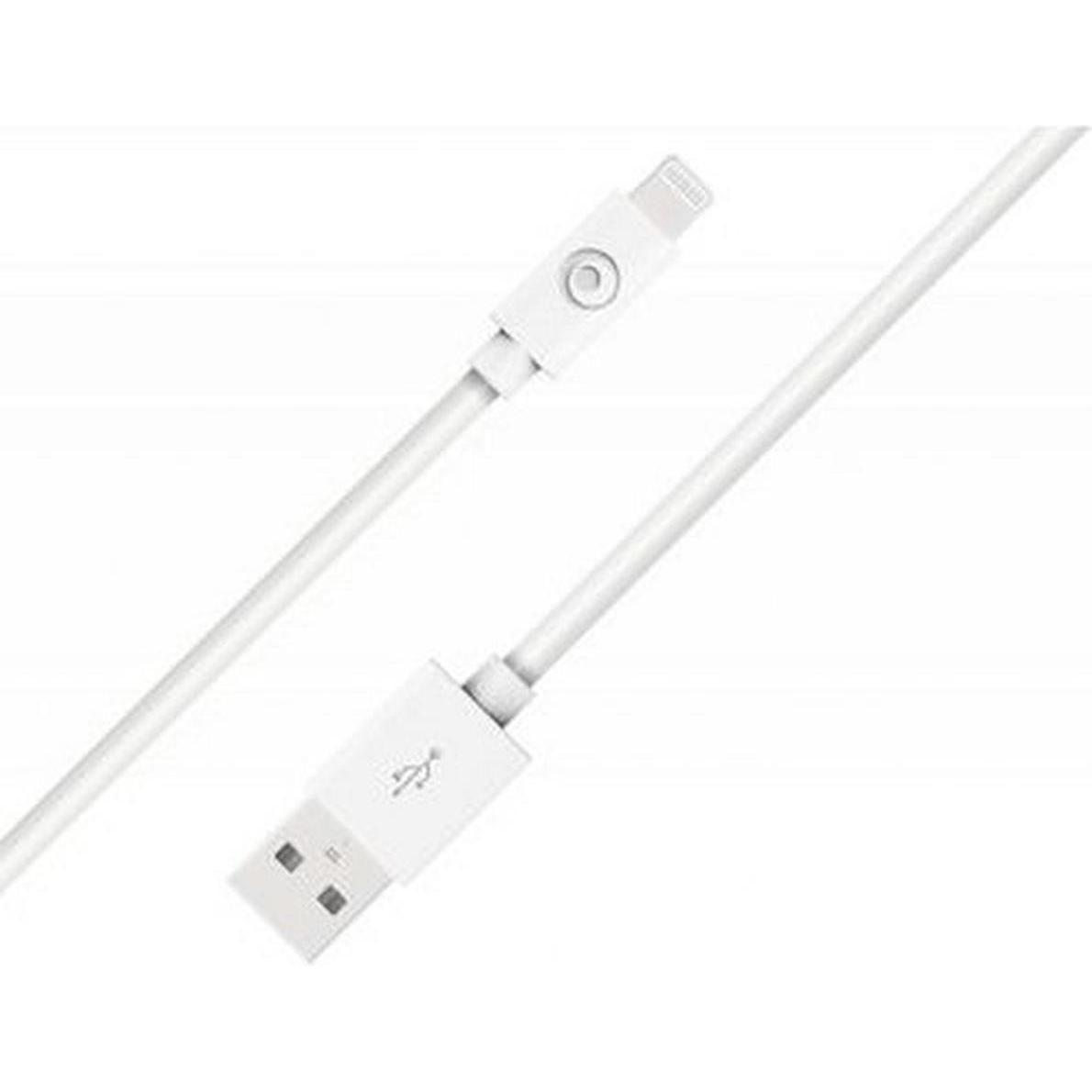 Bigben Connected BBCCable A/MFI 2.4A - 1.2m RecycledWhite (1.20 m), USB Kabel