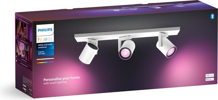 Productafbeelding Philips Hue Wit & Kleur Ambiance Argenta (1050 lm, GU10)