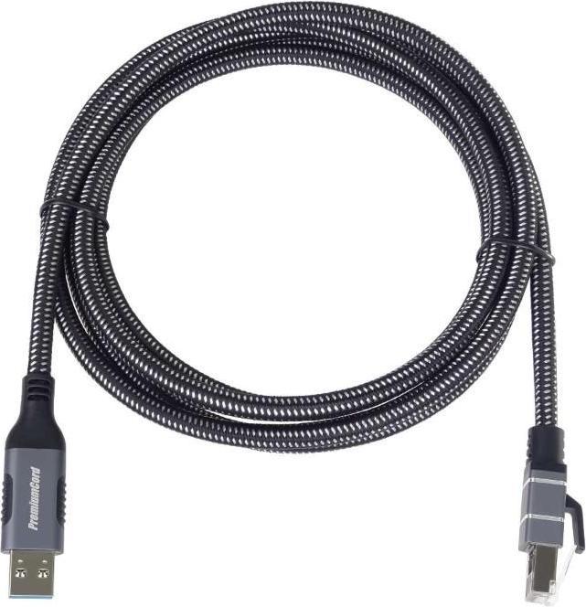 Actual product image PremiumCord Ethernetový kabel USB3.2 na LAN RJ45 10/100/1000, 1m (1 m)