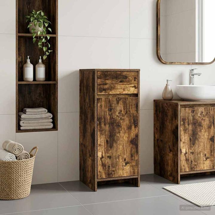 Actual product image vidaXL Badezimmeraufbewahrung (36.50 x 35 x 85 cm)