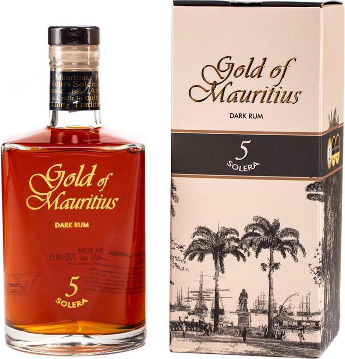 Actual product image Gold of Mauritius 5 Years Solera (1 x 70 cl)