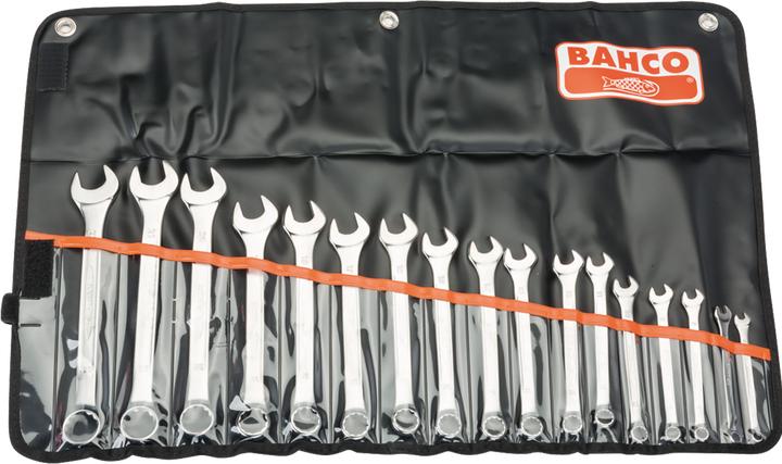 Actual product image Bahco Combination wrench set 17 pcs In plastic bag (18 mm, 8 mm, 22 mm, 10 mm, 7 mm, 17 mm, 12 mm, 21 mm, 6 mm, 20 mm, 16 mm, 15 mm, 19 mm, 13 mm, 14 mm, 9 mm, 11 mm)