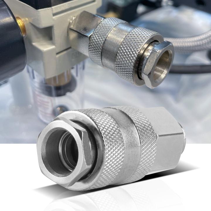 Actual product image Stahlwerk Compressed air quick coupling