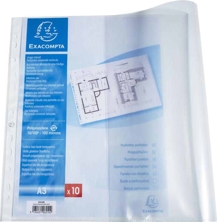 Immagine prodotto Exacompta Coperture e borse (A3, 10x)