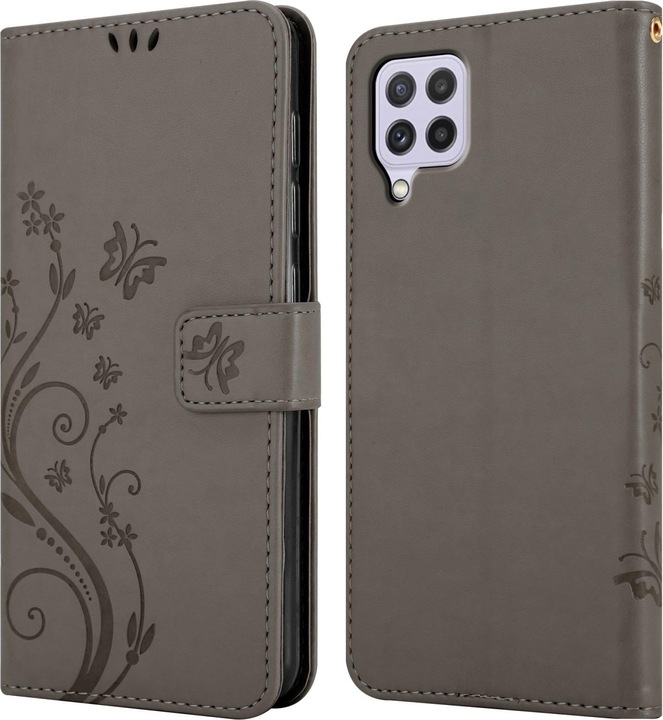 Actual product image Cadorabo Flower Book cover (Samsung Galaxy M22, Samsung Galaxy A22, Samsung Galaxy A32)