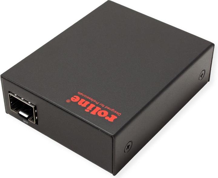 Actual product image Roline 10/100/1000Base-T to Dual-speed Fiber Media Converter