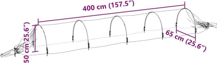 Image du produit vidaXL Pflanztunnel