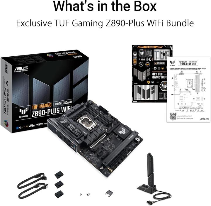 Produktbild ASUS TUF GAMING Z890-PLUS WIFI (LGA 1851, Intel Z890, ATX)