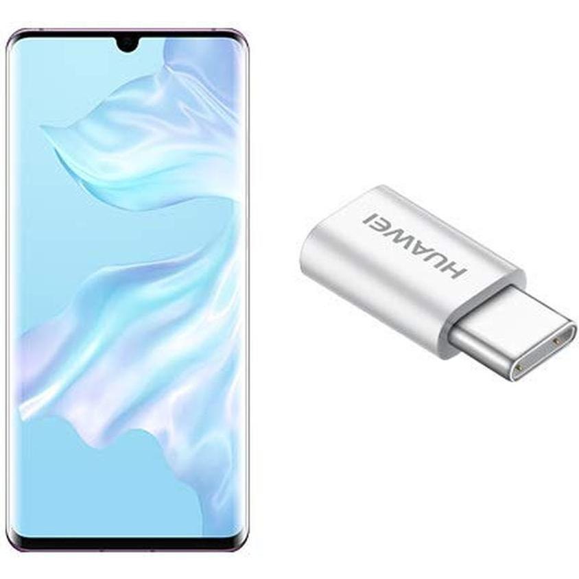 Huawei Dual SIM Smartphone Bundle mit Leica Vierfachkamera und 10-fachem Hybridzoom (128 GB, 6.47"),