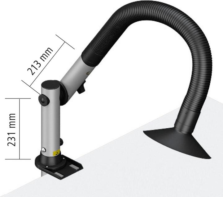 Immagine prodotto Weller Erem Zero Smog TL KIT-1S WF Estrattore di fumi di saldatura (Braccio di aspirazione)