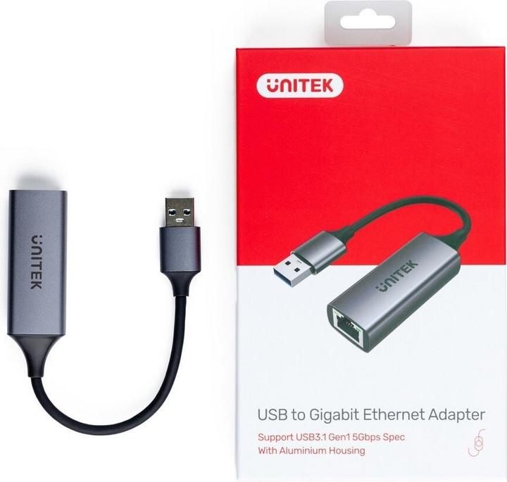 Image du produit Unitek U1309A Carte d'interface/adaptateur (USB, RJ45 (1x))