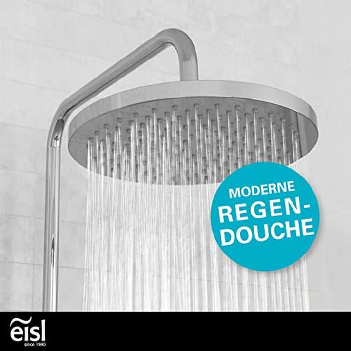 Produktbild Eisl Futura Head-Duschschauer mit thermostatischem Mixer, Chromgrau, mit Tierheim (DX1105CST)
