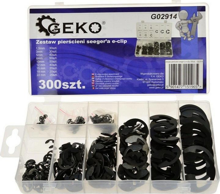 Produktbild GEKO 300er E-Clip-Seeger-Set