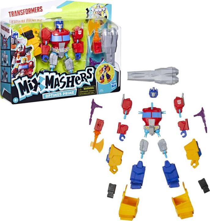 Transformers MixMashers Optimus Prime individuell kombinierbare Deluxe Action-Figur & Accessoires