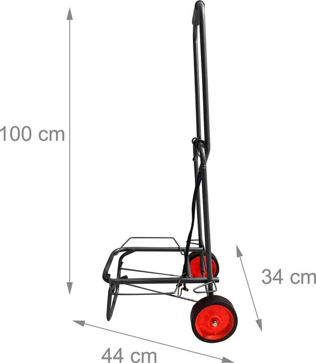 Actual product image Relaxdays folding trolley (35 kg)