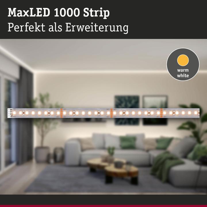 Produktbild Paulmann MaxLED 1000 Stripe (Warmweiss, 100 cm, Indoor)