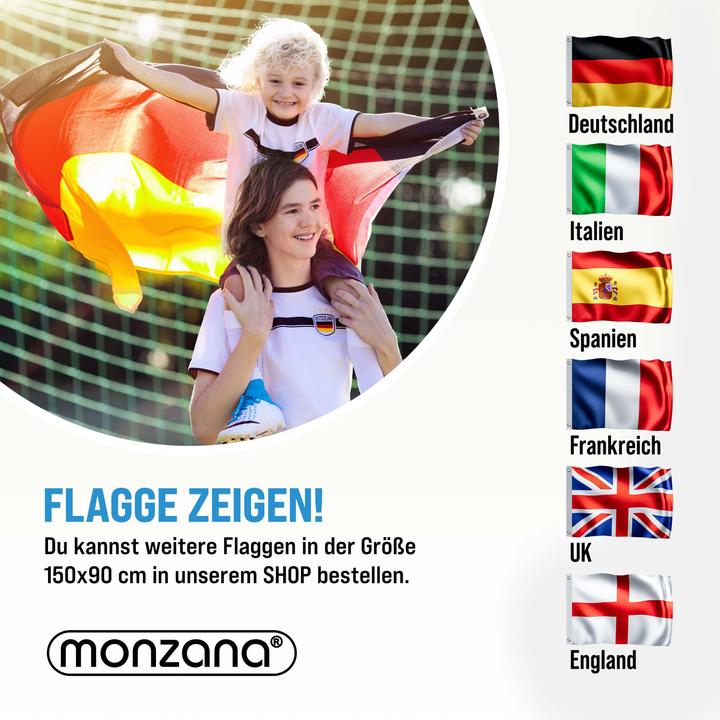 Actual product image Monzana Aluminium flagpole 6.50m