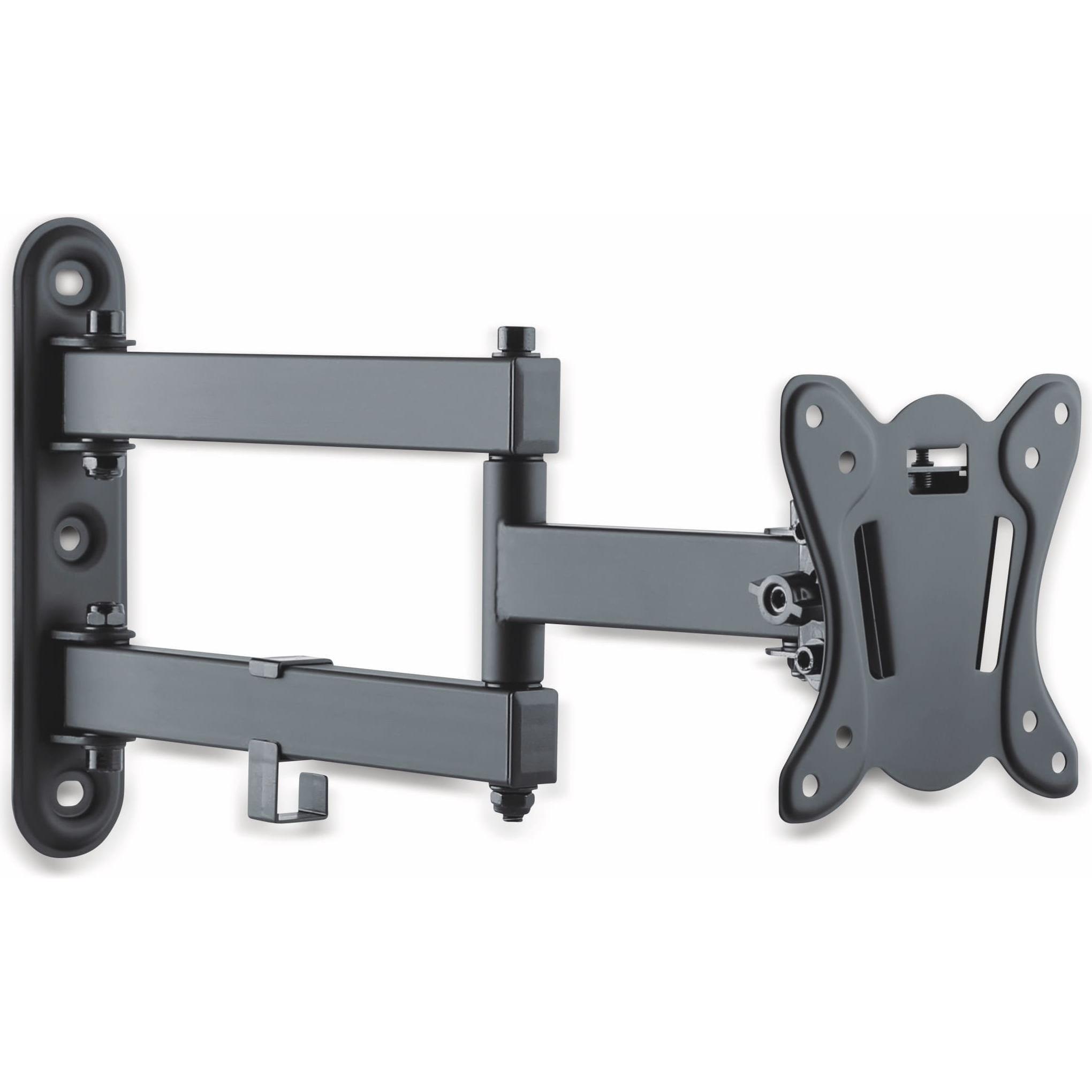Purelink PureMounts TV Halterung - Swivel - Vesa 100 (Decke, 27", 25 kg), TV Wandhalterung, Schwarz
