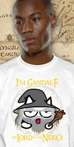 Immagine prodotto Neko Wear Neko T- Neko Gandalf bianco (M)