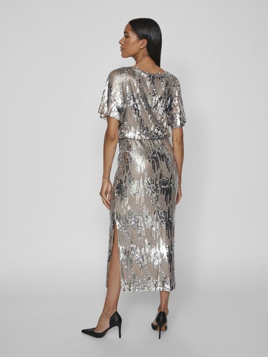 Actual product image Vila Viamaya S/S Sequin Ankle Dress/Dc (36)