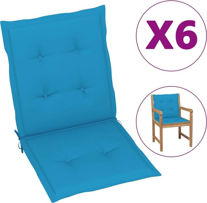 Produktbild vidaXL Gartenstuhlauflage für Niedriglehner (100 x 50 cm)