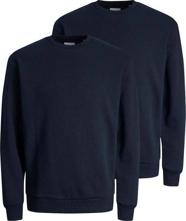 Produktbild Jack & Jones - Bradley - Sweatshirt - 2er Pack (M Dunkelblau) (M)