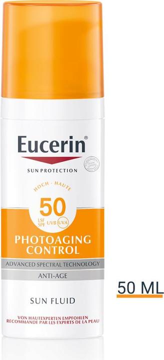 Produktbild Eucerin DUPLIKAT SUN Face Photoaging Control Fluid LSF 50+”‹ (Sonnencreme Gesicht, SPF 50+, 50 ml, 97 g)