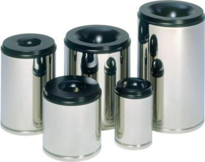 Productafbeelding VAR Oud papierbak Vuurvast roestvrij staal 50 L Kopgedeelte is gemaakt van plaatstaal en voorzien van (50 l)