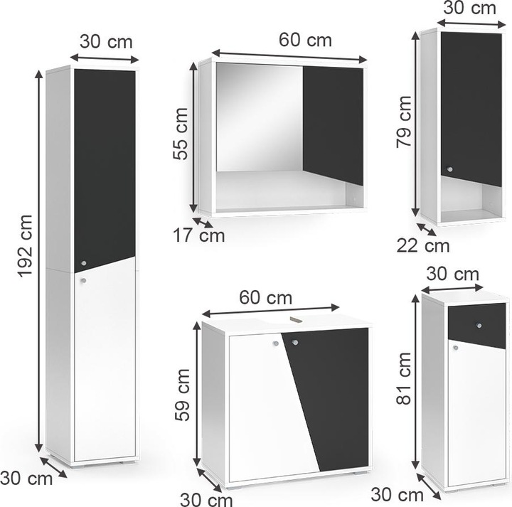 Immagine prodotto VitaliSpa Badmöbel-Set