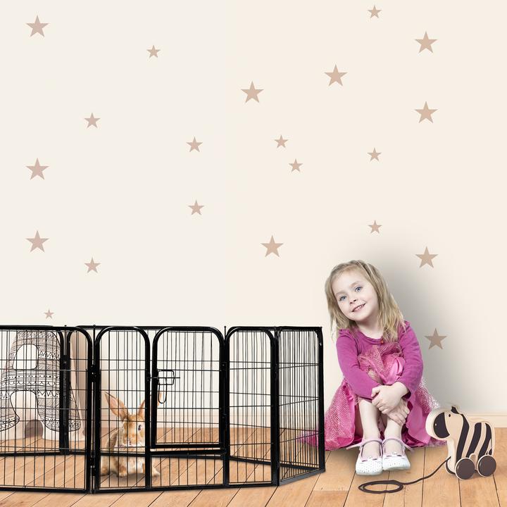 Immagine prodotto Relaxdays Recinzione per cuccioli con pavimento