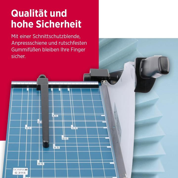 Actual product image Olympia G 3115 DIN A 4 Lever cutter (15 Sheets, A4)