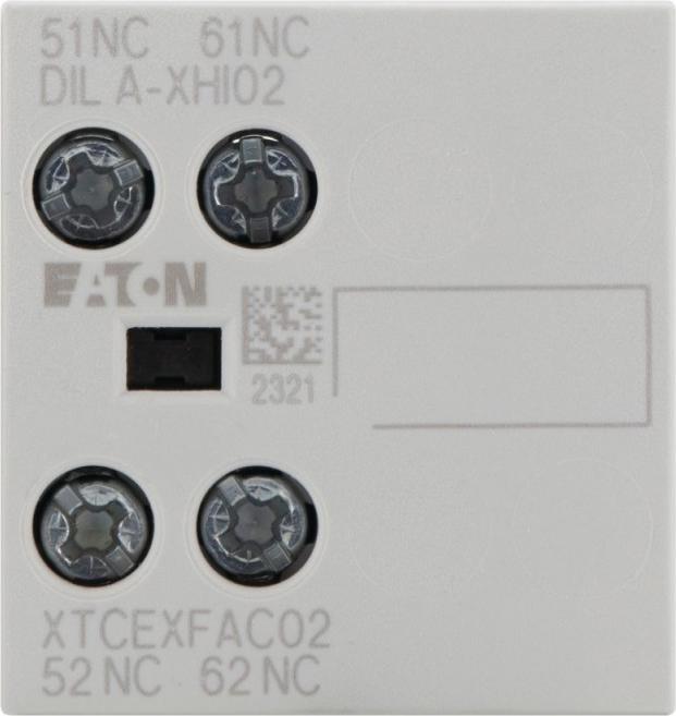 Produktbild Eaton 276420 Hilfsschalterbaustein, 2 Öffner, Aufbau, Schraubanschluss