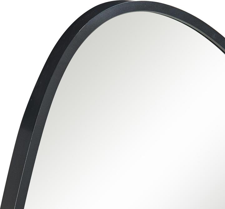 Produktbild En.Casa Wandspiegel Orland 82x46 cm Schwarz