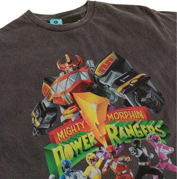 Produktbild Power Rangers TShirt VintageWaschung (M)