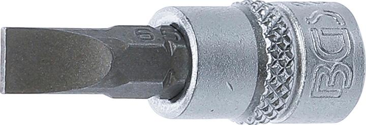 Actual product image BGS Bit Socket 6.3 mm (1/4") Drive Slot SL 6.5 mm (Inner square)