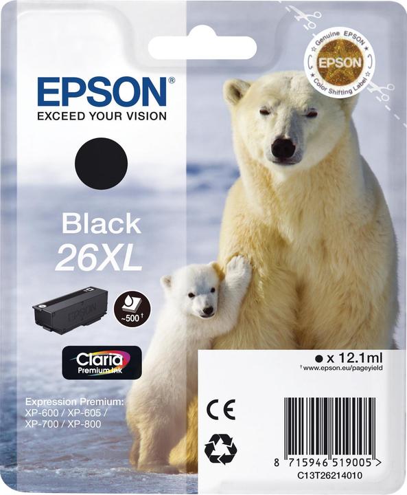 Actual product image Epson 26XL Claria Premium (FC)