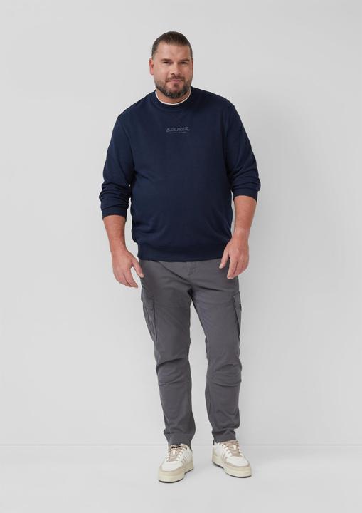 Produktbild s.Oliver Sweatshirt Wärmendes Sweatshirt mit Logo-Artwork (3XL)