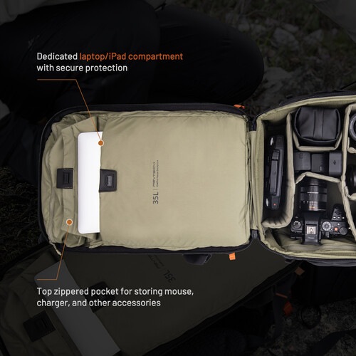 Actual product image Pgytech OnePro Focux (Photo backpack, 25 l)