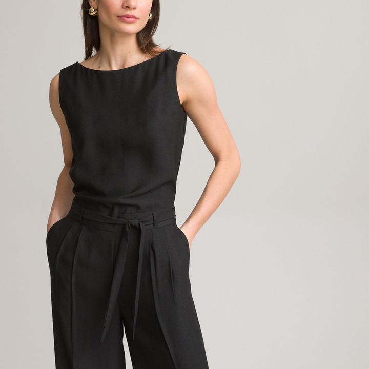 Actual product image Anne Weyburn Jumpsuit in soft flowing crêpe (46)