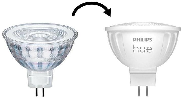 Actual product image Philips Hue White & Colour Ambiance (GU5.3, 6.30 W, 400 lm, 2 x, G)