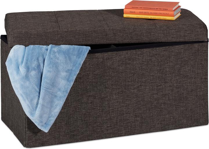 Image du produit Relaxdays Banc rangement (76 cm)