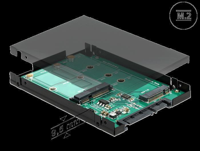 Image du produit Delock M.2 ou adaptateur mSATA vers SATA