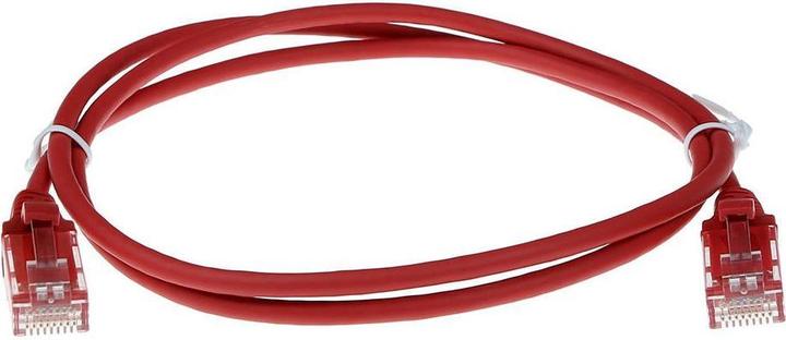 Produktbild ACT Red 7 meter LSZH U/UTP CAT6 datacenter slimline patch cable snagless with RJ45 connectors (U/UTP, CAT6, 7 m)