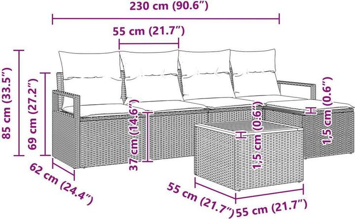 Produktbild vidaXL Asa