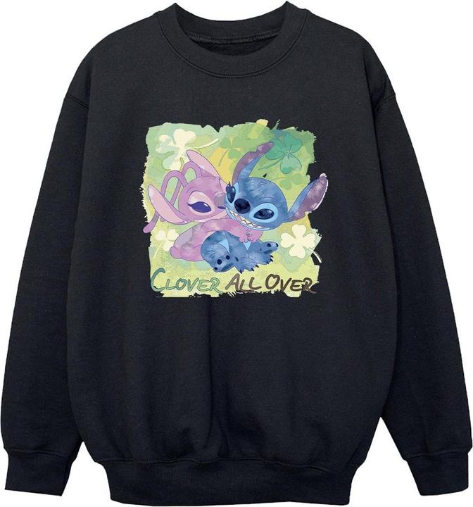 Immagine prodotto Disney Lilo And Stitch St Patrick's Day Clover Felpa Ragazzi (128)