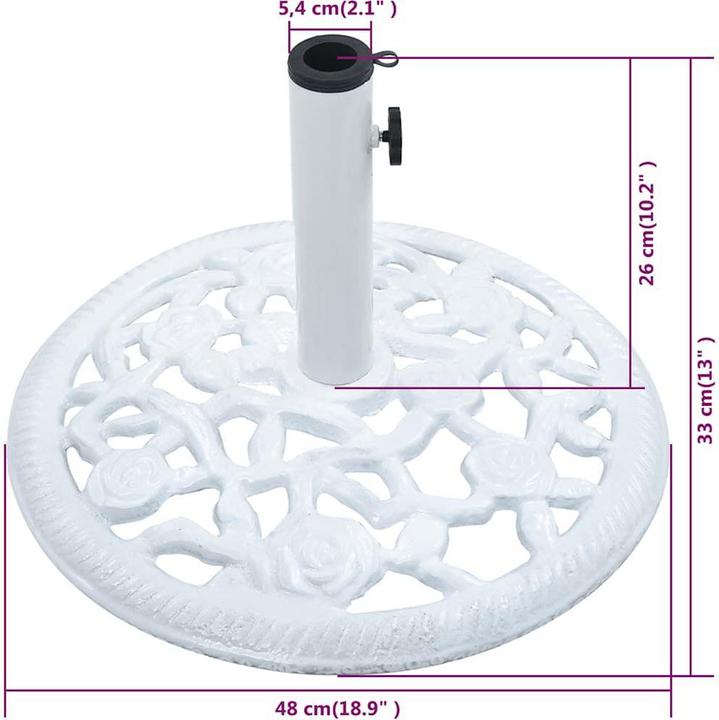 Produktbild vidaXL Sonnenschirmständer