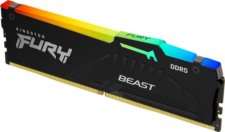 Actual product image Kingston 32GB 5600MT/s DDR5 CL36 DIMM FURY Beast RGB (1 x 32GB, 5600 MHz, DDR5 RAM, DIMM)