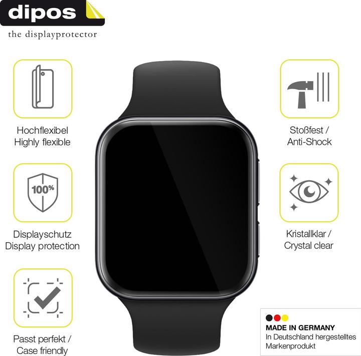 Produktbild Dipos Displayschutzfolie Full-Cover 3D (Oppo Watch 3)