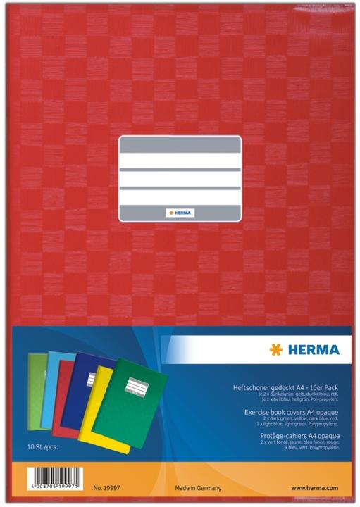 Produktbild Herma Heftschoner A4 mit Karomuster Prägung (A4)