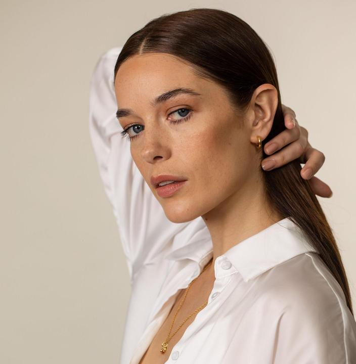 Immagine prodotto Purelei Orecchini coraggiosi (Acciaio inossidabile placcato oro 18 carati)